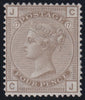 Great Britain 1880 4d grey brown, Plate 17, superb unused, SG154
