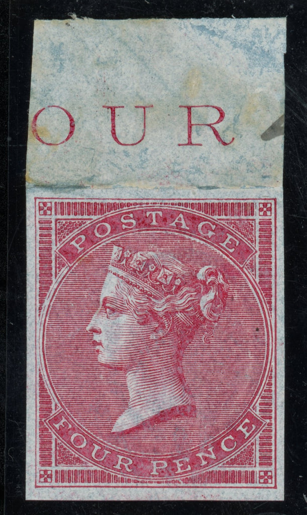 GREAT BRITAIN 1855 4d Deep carmine Pl2, SG62var
