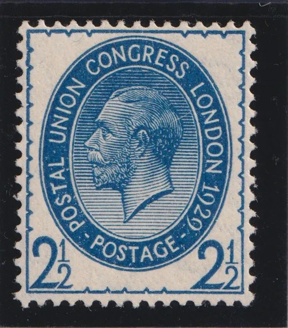 Great Britain 1929 2½d Postal Union Congress, watermark inverted, superb unmounted mint, SG437wi