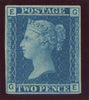 Great Britain 1867 2d blue Paris Exhibition Proof Plate 9, DP49b