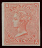 Great Britain 1865 4d dull vermilion Plate 8 imperforate plate proof, SG93var