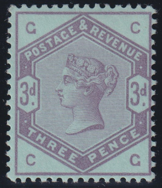 Great Britain 1883 3d colour trial, SG191var