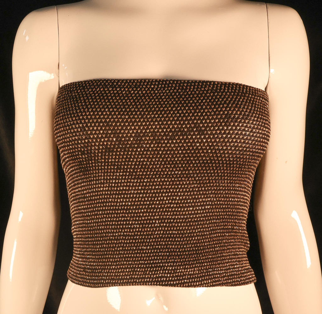 Madonna Signed Gold Lame Top