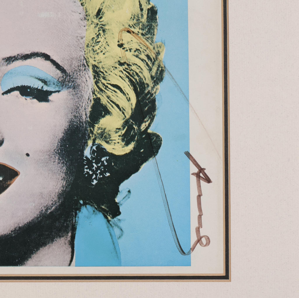 Andy Warhol signed exhibition catalogue