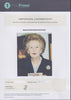 A Paul Fraser Collectibles certificate of authenticity for the item.