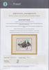 A Paul Fraser Collectibles certificate of authenticity for the item.
