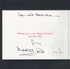 2005 Charles III and Camilla-signed Christmas card