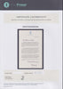 A Paul Fraser Collectibles certificate of authenticity for the item.