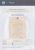 A Paul Fraser Collectibles certificate of authenticity for the item.