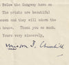 Genuine Winston Churchill Signature