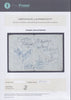 A Paul Fraser Collectibles certificate of authenticity for the item.
