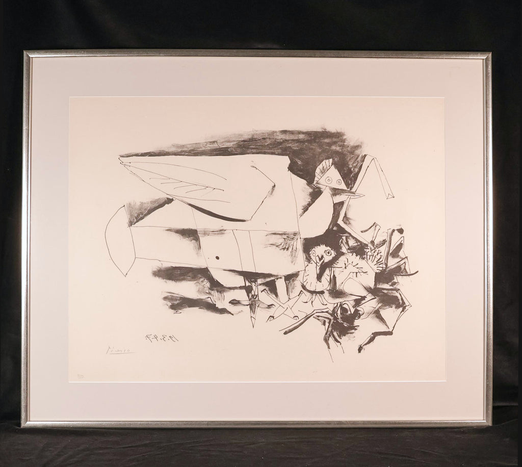  Pigeon et ses petits lithograph by Pablo Picasso