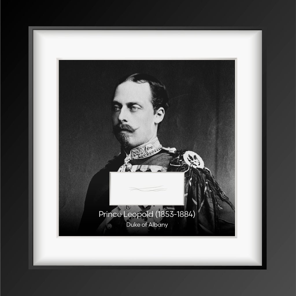 Prince Leopold Authentic Strands of Hair