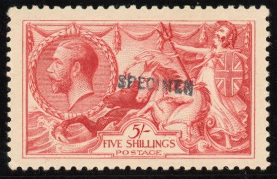 GREAT BRITAIN 5s Rose-red 1918, SG416s