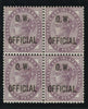 GREAT BRITAIN 1896 1d Lilac (O W Official), SG033