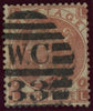 GREAT BRITAIN 1867 Used, 10d Red brown PL2, SG112
