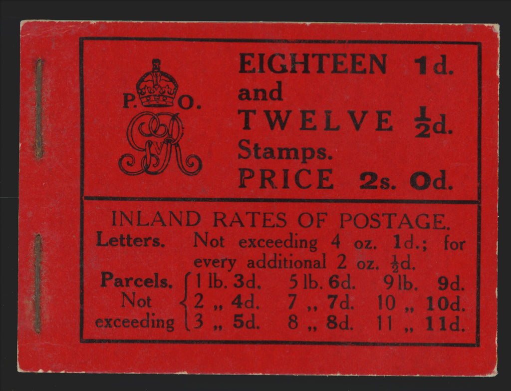 GREAT BRITAIN 1913 2s0d Booklet, SG BB3