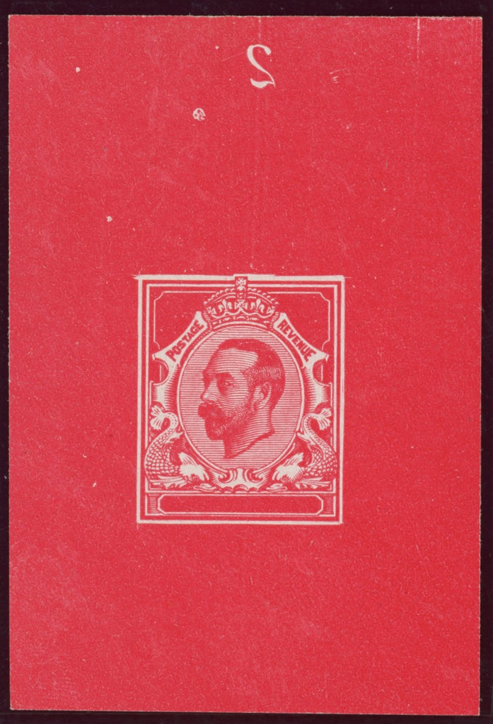 GREAT BRITAIN 1911 1/2d Die Proof (Die 1 A)