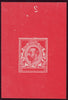 GREAT BRITAIN 1911 1/2d Die Proof (Die 1 A)