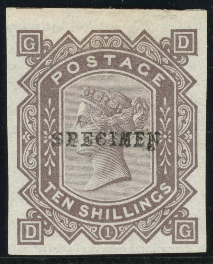 GREAT BRITAIN 1878 10s Colour trial, SG128var
