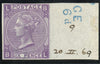 GREAT BRITAIN 1869 6d Mauve PI9, SG109var