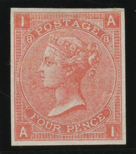 GREAT BRITAIN 1872 4d Vermilion Pl8, SG94var