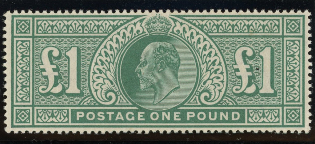 GREAT BRITAIN 1902 £1 Dull blue green, SG266