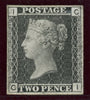 GREAT BRITAIN 1867 2d Paris Exhibition proof Pl9, SG DP49a