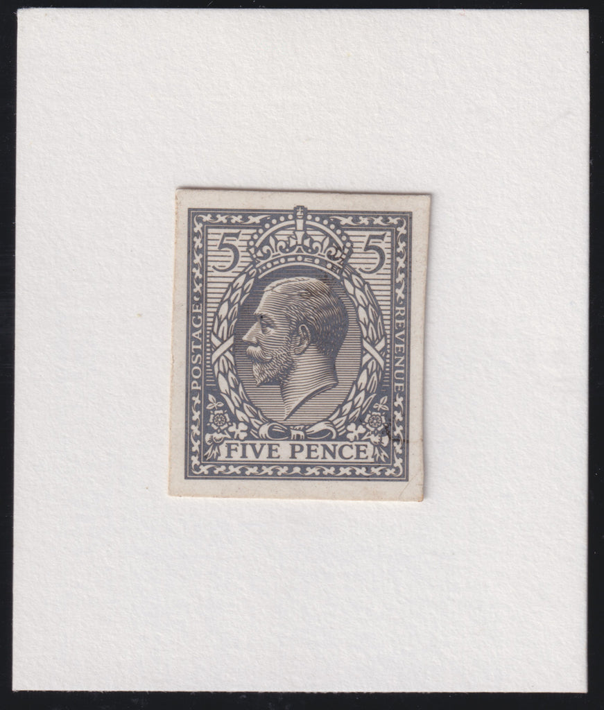 GREAT BRITAIN 1912 5d Trial of Eve's Wreath design, SG381var