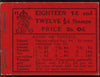 GREAT BRITAIN 1913 2s booklet (Edition No 11), SG BB6