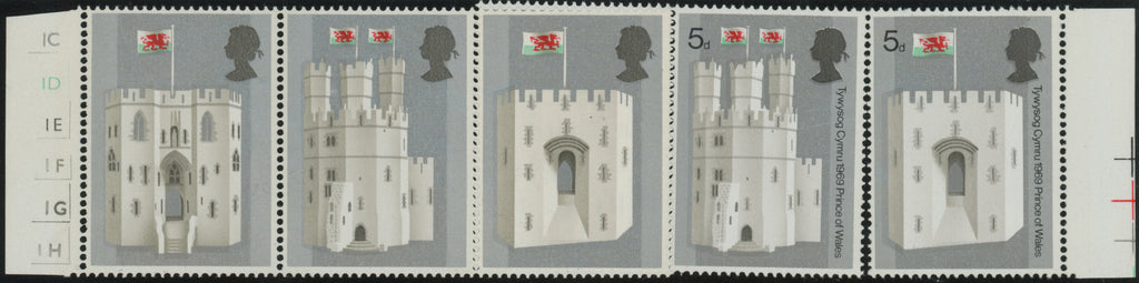 GREAT BRITAIN 1969 5d Investiture,  SG802ab