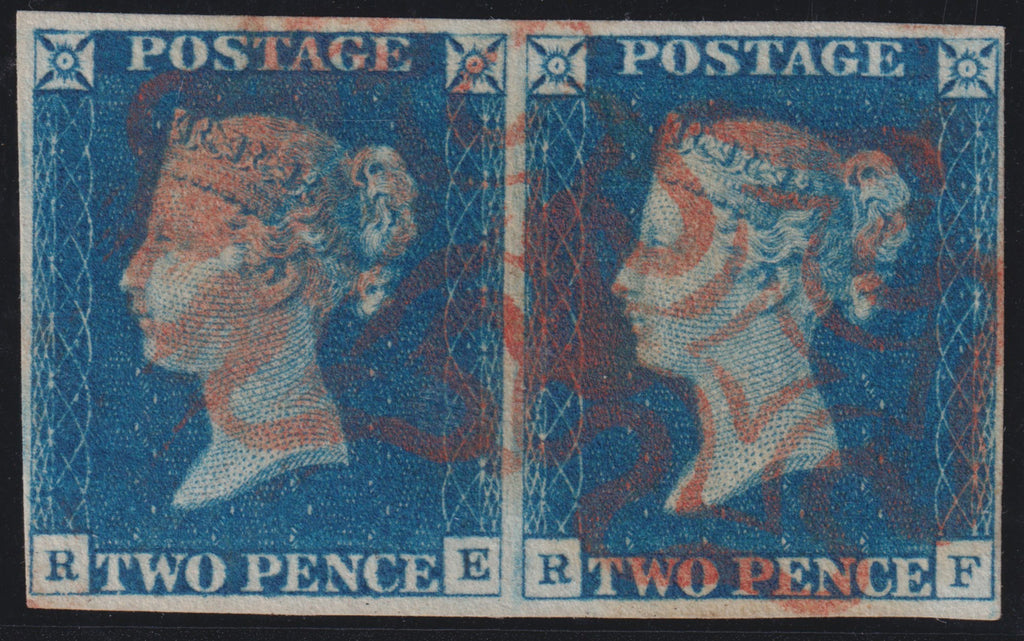 GREAT BRITAIN 1840 2d Blue Pl1, SG5