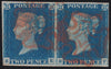 GREAT BRITAIN 1840 2d Blue Pl1, SG5