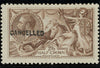 GREAT BRITAIN 1921 2s6d Olive brown (Wik Simple Cypher paper), SG413a var
