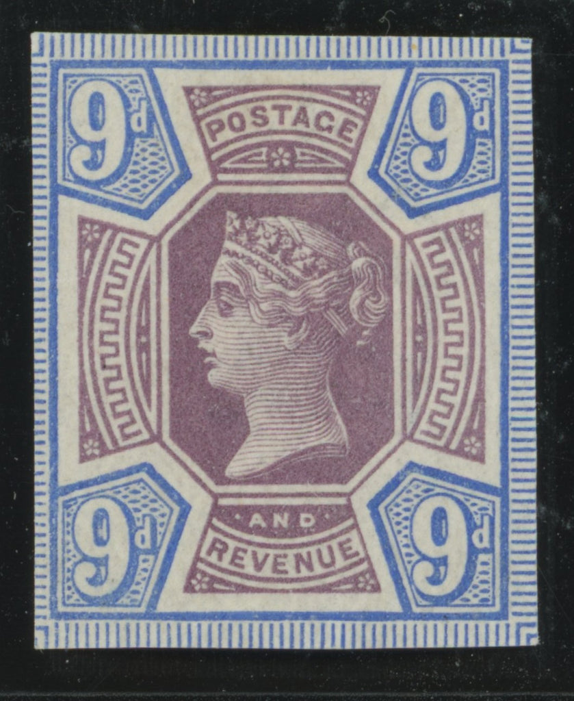 GREAT BRITAIN 1887 9d Dull purple and blue, SG209var