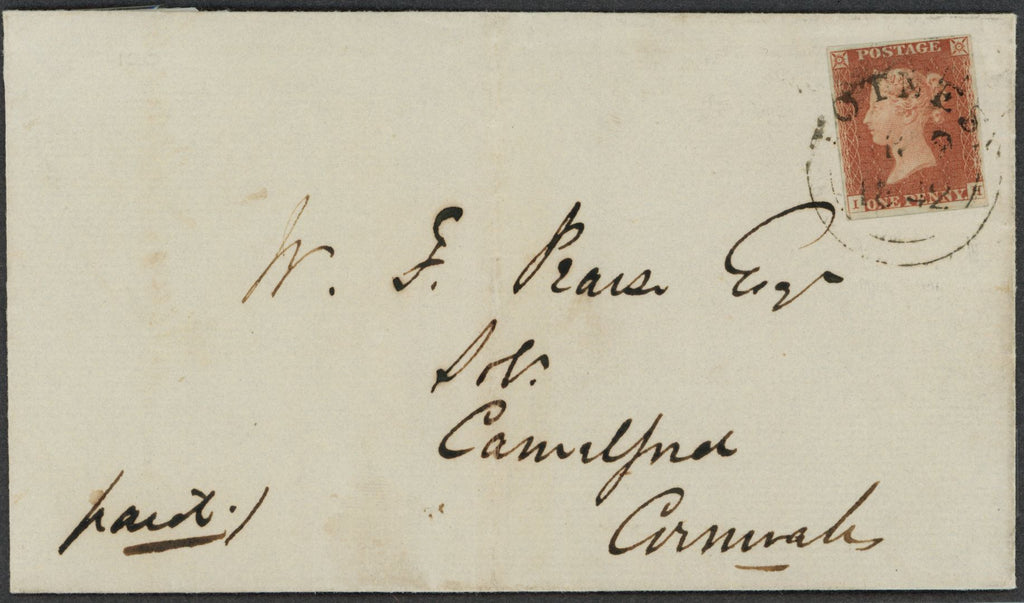 GREAT BRITAIN 1841 1d Red-brown Pl21, SG8