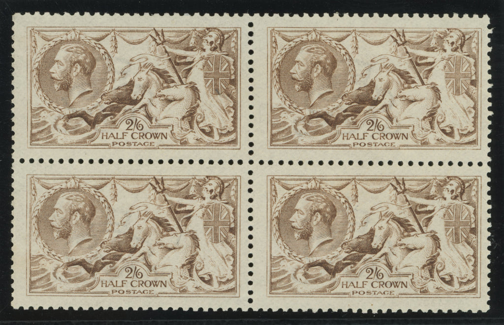 GREAT BRITAIN 1915 2s6d Grey-brown (Worn plate), SG407var