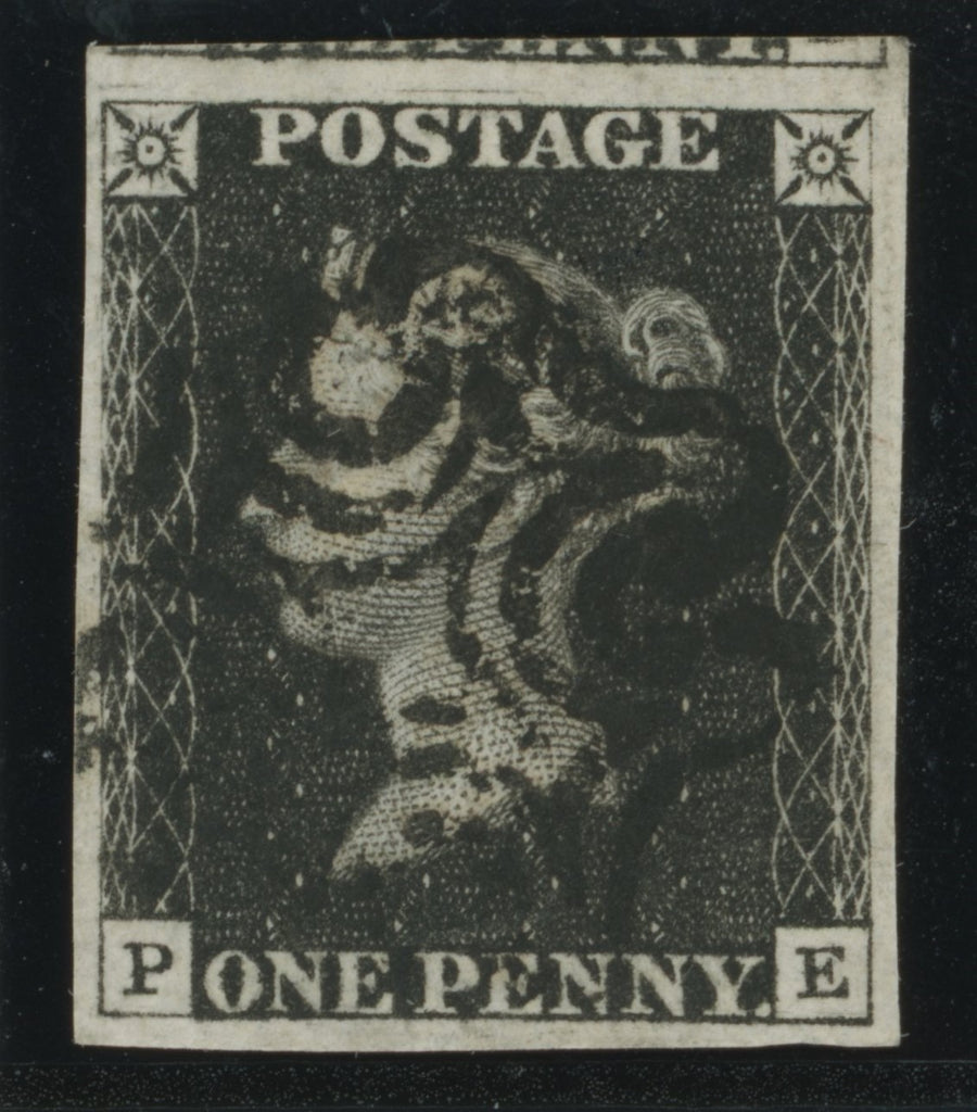 GREAT BRITAIN 1840 1d Black Pl5, SG2