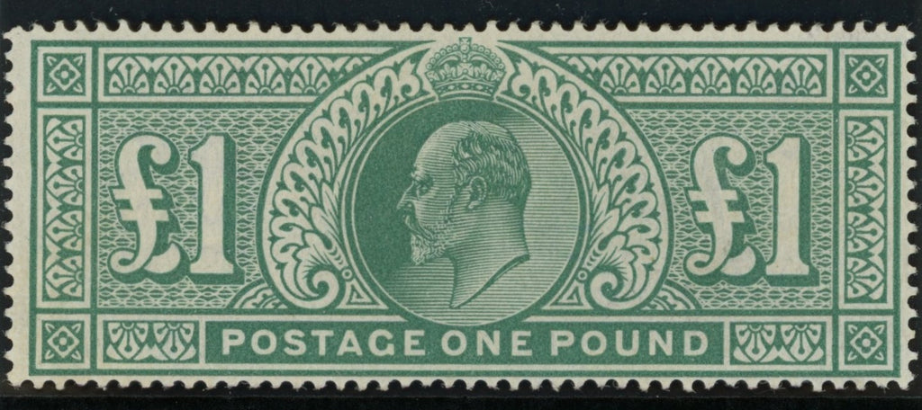 GREAT BRITAIN 1902 £1 Dull blue green