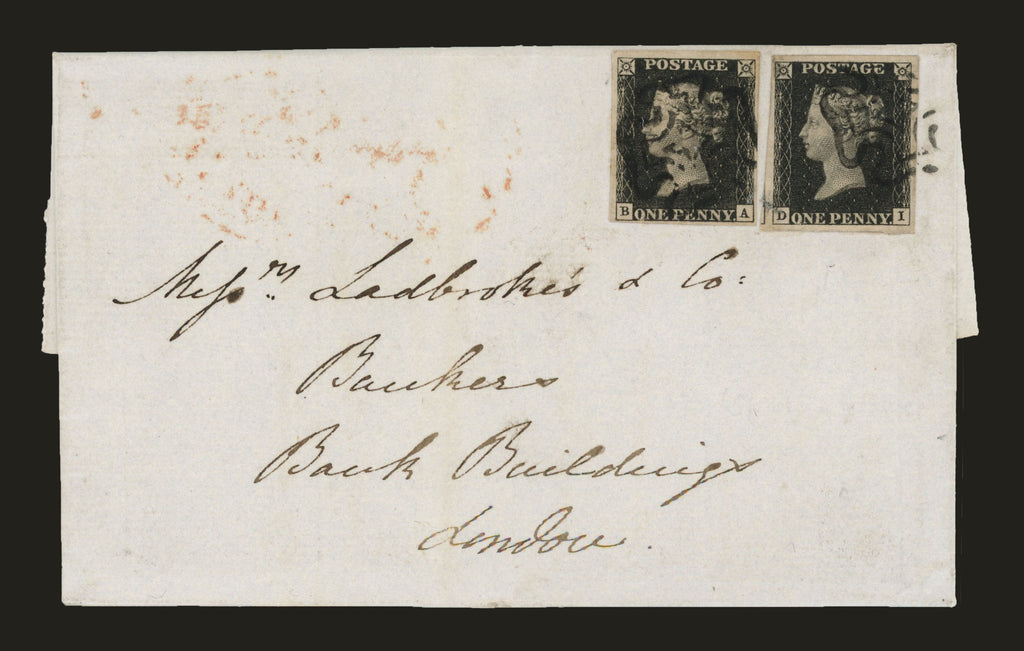 Great Britain 1840 1d black Plate 9, SG2