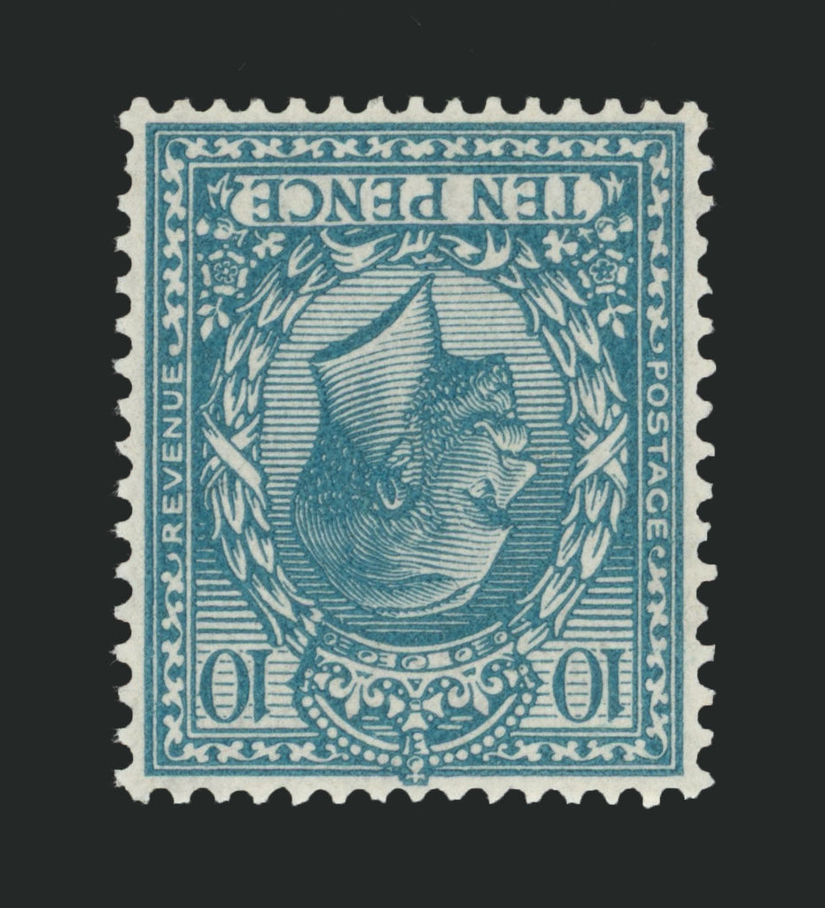 GREAT BRITAIN 1924 10d Turquiose-blue (Wmk Inverted), SG428wi