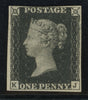 GREAT BRITAIN 1840 1d Black Pl5, SG2