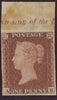 GREAT BRITAIN 1854 1d Red brown Pl183, SG17var
