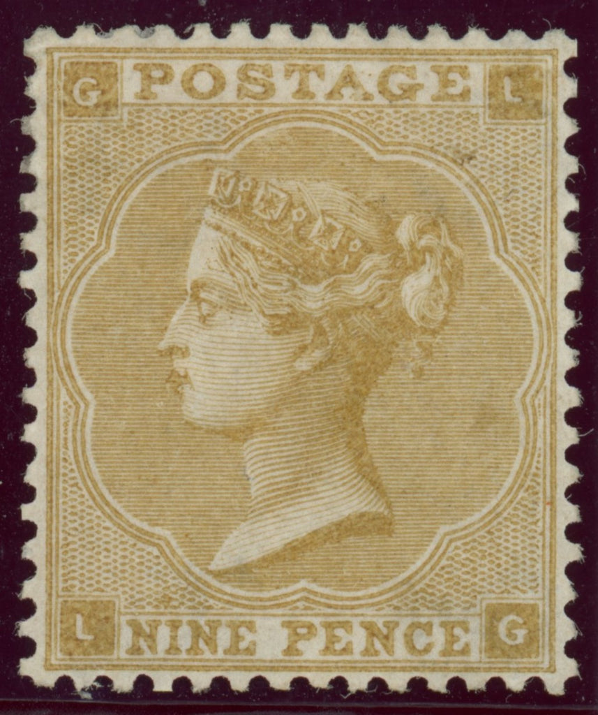 GREAT BRITAIN 1862 9d Straw Pl2, SG87