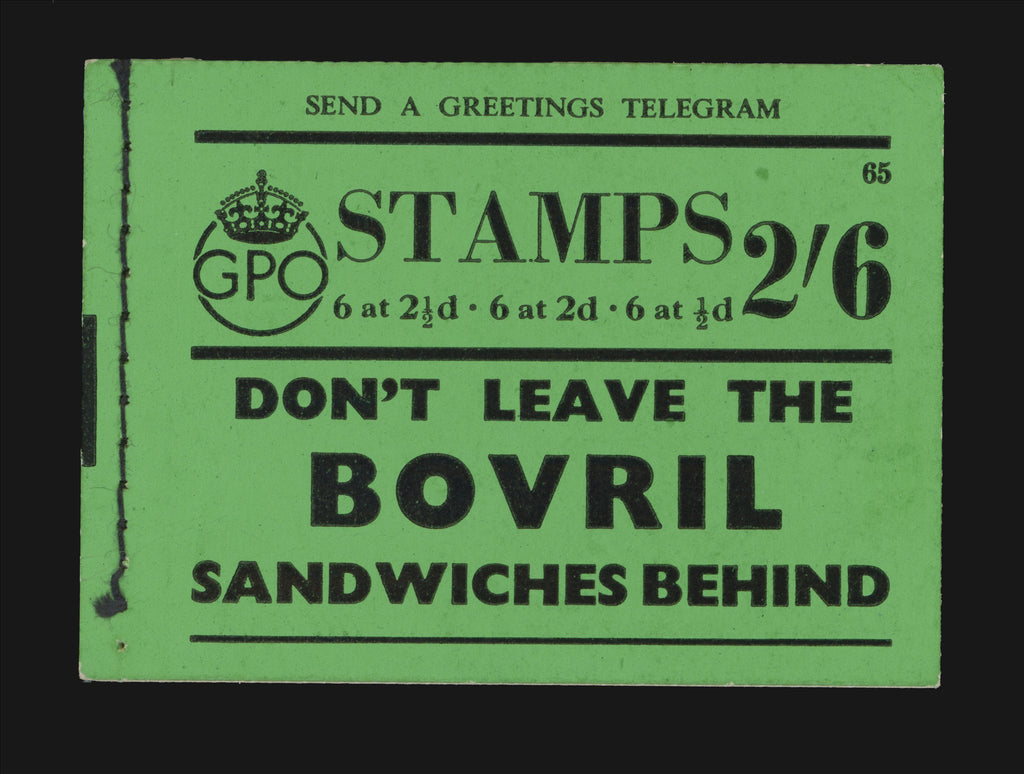 GREAT BRITAIN 1949 2s6d Booklet (Edition No65), SG BD15