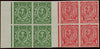 GREAT BRITAIN 1912 1/2d Green & 1d Scarlet (Wmk Multiple cypher), SG346b/50b