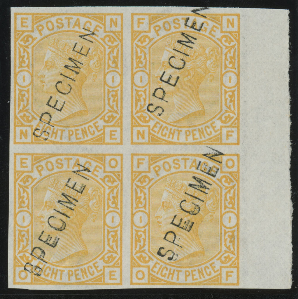 GREAT BRITAIN 1876 8d Colour trial, SG156var