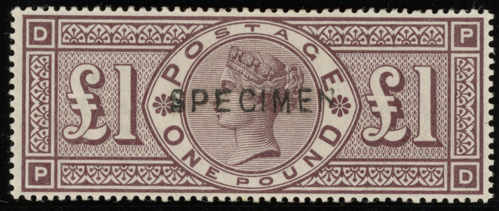 GREAT BRITAIN 1884 £1 Brown-lilac (Wmk Three Crowns), SG185s