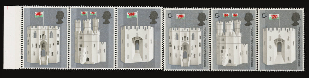 GREAT BRITAIN 1969 5d Investiture of HRH The Prince of Wales, SG802ab