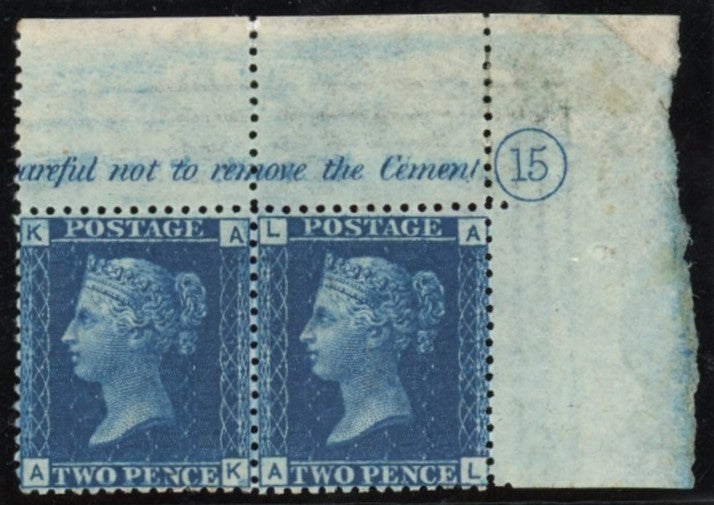 GREAT BRITAIN 1869 2d Blue Pl15, SG47